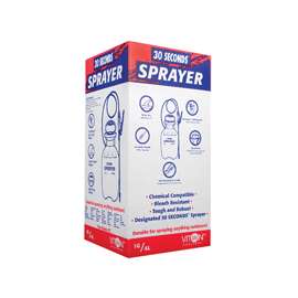 30 SECONDS 30SS Tank Sprayer, 1 gal Spray Bottle, White