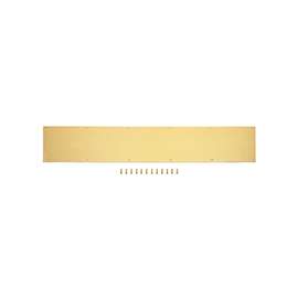 ProSource 32293BBD-PS Kick Plate, 34 in L, 8 in W, Aluminum