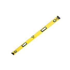 STANLEY 43-548 Box Beam Level, 48 in L, 3-Vial, 2-Hang Hole, Non-Magnetic, Aluminum, Yellow
