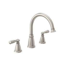 Moen Banbury Series 86924SRS Tub Faucet, 2-Faucet Handle, Metal, Nickel Plated