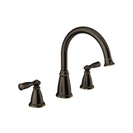 Moen Banbury Series 86924BRB Tub Faucet, 2-Faucet Handle, Lever Handle, Mediterranean Bronze
