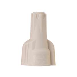 GB Hex-Lok 19-1H1 Wire Connector, 22 to 8 AWG Wire, Copper Contact, Thermoplastic Housing Material, Tan