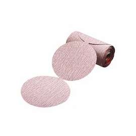 Premier Red Aluminum Oxide Dri-Lube Paper Discs, 6 in Dia., P100 Grit, Roll
