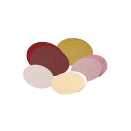 Premier Red Zirconia Resin Paper Discs, Aluminum Oxide, 6 in, 40 Grit, Grip On