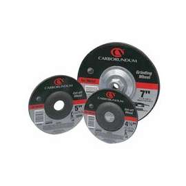 Depressed Center Wheel, 4 1/2 in Dia, 1/4 in Thick, 5/8 Arbor, Hardness Grade Q