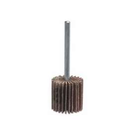 Mini Flap Wheels with Mounted Steel Shanks, 1 in x 1 in, 120 Grit, 30,000 rpm