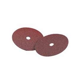 Carbo White Fiber Disc, Aluminum Oxide, 4 1/2 in Dia., 50 Grit