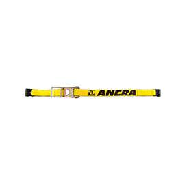 ANCRA 500 Series 48987-20 Strap, 3 in W, 27 ft L, Polyester, Yellow, 5400 lb Working Load, Hook End