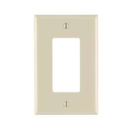 Decora M56-0PJ26-0TM Wallplate Pack, 4.88 in L, 3.13 in W, 1 -Gang, Nylon, Light Almond