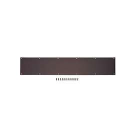 ProSource 32293ORD-PS Kick Plate, 34 in L, 8 in W, Aluminum