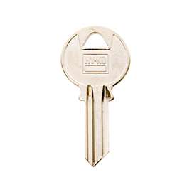 HY-KO 11010Y220 Key Blank, Brass, Nickel, For: Yale Cabinet, House Locks and Padlocks