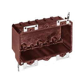 Carlon 6063-402 Outlet Box, Clamp Cable Entry, Bracket, Swing Clamp Mounting, Phenolic