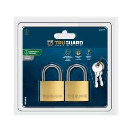 TG 2PK 1-9/16" BRS Lock