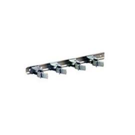 CRAWFORD SG4 Tool Storage Clip Bar, 4-Compartment, Steel