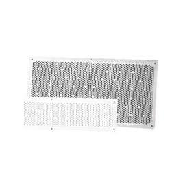 CANPLAS 641608 Soffit Vent, 15.88 in L, 7.95 in W, 45-1/2 sq-in Net Free Ventilating Area, Plastic, White