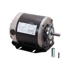 Century GF2024 Electric Motor, 0.25 hp, 1-Phase, 115 V, 1/2 in Dia x 1-1/2 in L Shaft, Sleeve Bearing