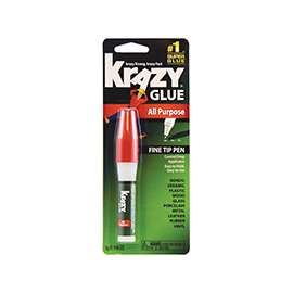 Krazy Glue KG82448R All-Purpose Glue Pen, Clear, 3 g Tube