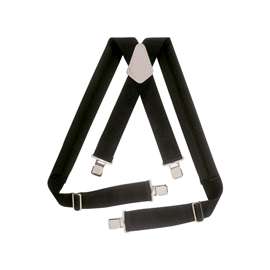 CLC Tool Works Series 5121 Work Suspender, Elastic, Black
