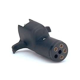 REESE TOWPOWER 74605 Trailer Wiring Adapter, 6-Pole, Plastic Housing Material, Black