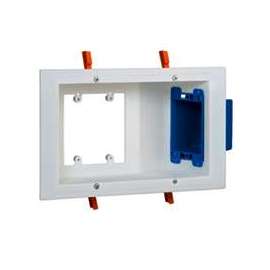 Carlon SC300PRR Electrical Box, 3 -Gang, Non-Metallic, White