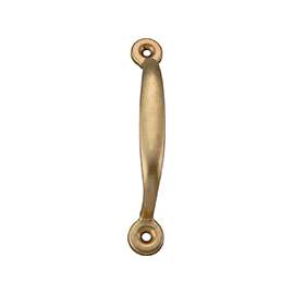 ProSource 20914SBB-PS Door Pull, 3/4 in W, 4-3/4 in D, 1-3/16 in H, Steel, Satin Brass