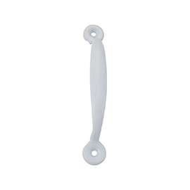 ProSource 20914PHB-PS Door Pull, 3/4 in W, 4-3/4 in D, 1-3/16 in H, Steel, White