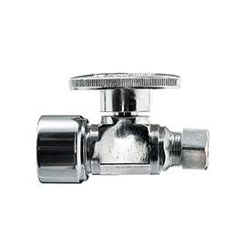 Keeney 2070PCPOLF Ball Valve, 5/8 x 1/2 in Connection, Compression x FIP, Brass Body