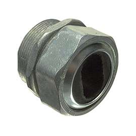 Halex 09215 Watertight Connector, 1-1/2 in Hub, Compression, Zinc