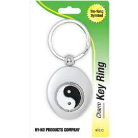 SLV Yin-Yang Key Chain
