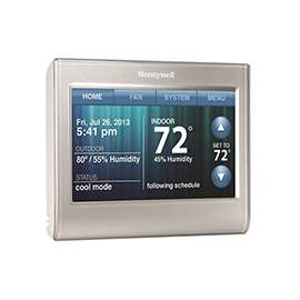 Honeywell RTH9585WF Programmable Thermostat, 24 V, Silver