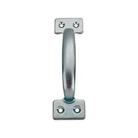 ProSource 20911ZCB-PS Door Pull, 1-1/2 in W, 5-3/4 in D, 1-3/8 in H, Steel, Zinc Plated