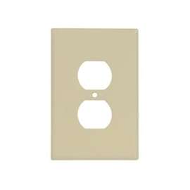 WALLPLATE 1 GANG DPX IVRY 1PK
