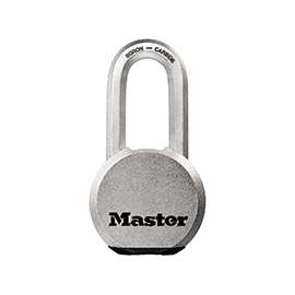 Master Lock Magnum Series M930XKADLH Padlock, Keyed Alike Key, 7/16 in Dia Shackle, Boron Carbide Steel Shackle