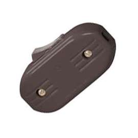 Eaton Wiring Devices BP933B Cord Switch, 3 A, 120 V, Screw Terminal, Brown