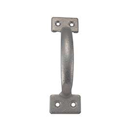 ProSource 20912MGB-PS Door Pull, 1-3/4 in W, 6-1/2 in D, 1-1/2 in H, Steel, Galvanized