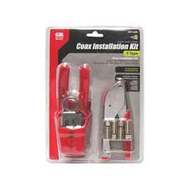 GB DTK-1000 Coaxial Installation Kit, 8-Piece