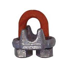 Forged Wire Rope Clips, 1/2 in, Galvanized Zinc