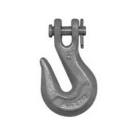 Grade 80 Clevis Grab Hooks, 1/4 in, 3,500 lb, Orange