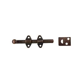 ProSource 23260VB-PS Surface Bolt, 0.7 in Bolt Head, 4 in L Bolt, Venetian Bronze