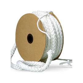 Imperial GA0175 Gasket Rope, 50 ft L, 3/4 in W, Fiberglass