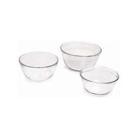 Oneida 81572L11 Mixing Bowl Set, Glass, Clear