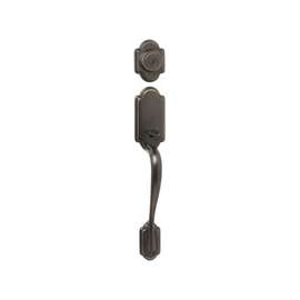 Kwikset 800ANLIP11PSMTRCA Handleset, 1 Grade, Venetian Bronze, 2-3/8 x 2-3/4 in Backset, KW1 Keyway, 1-3/4 in Thick Door