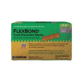 CUSTOM FB50 Thin-Set Mortar, Gray, Powder, 50 lb Bag