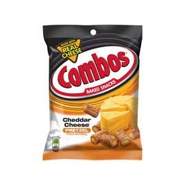 Combos MMM42005 Snacks, Cheddar Cheese Flavor, 6.3 oz Bag