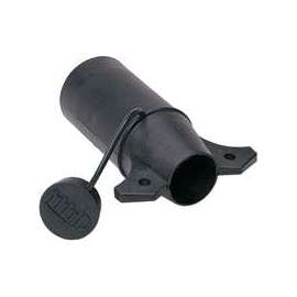 HOPKINS 47545 Trailer Adapter, 6-Pole, Plastic Housing Material, Black