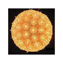 Hometown Holidays Pre Lit Holiday Ball, 7 In H, Clear