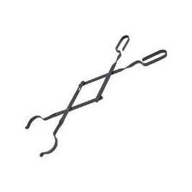 Simple Spaces A701BK-C Fireplace Tongs, 26 in L