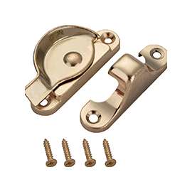 ProSource 802519BP-PS Sash Cam Lock, Zinc, Brass Plated