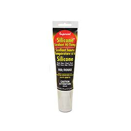 Imperial KK0321 Silicone Sealant, Paste, Red, 2.7 oz Tube