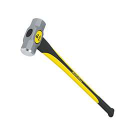 Vulcan 34503 Hammer, 6 lb Head, Sledge, Forged Milled Head, Steel Head